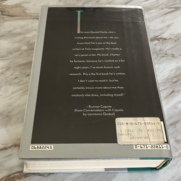 Capote; A Biography HC/DJ Book By Gerald Clarke 1998 First Edition - Picture 2 of 16